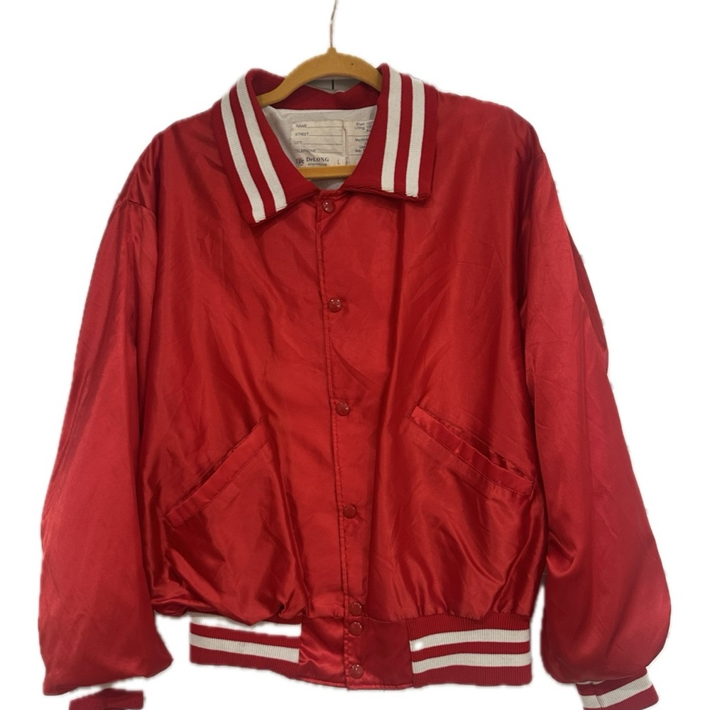 Classic Red Varsity Jacket